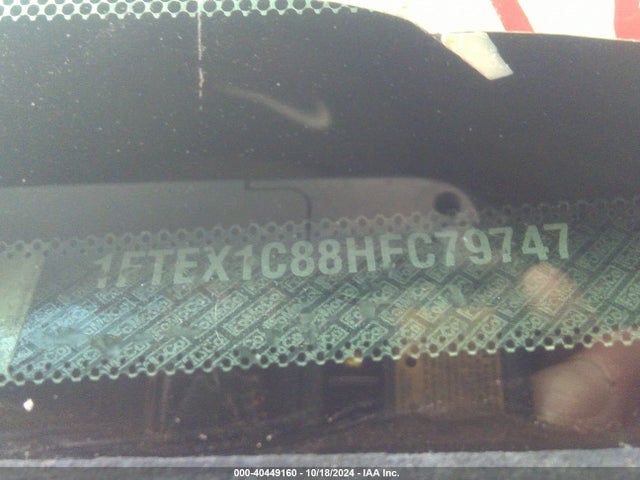 Ford F150 Super Cab 2017 1FTEX1C88HFC79747 Image 9