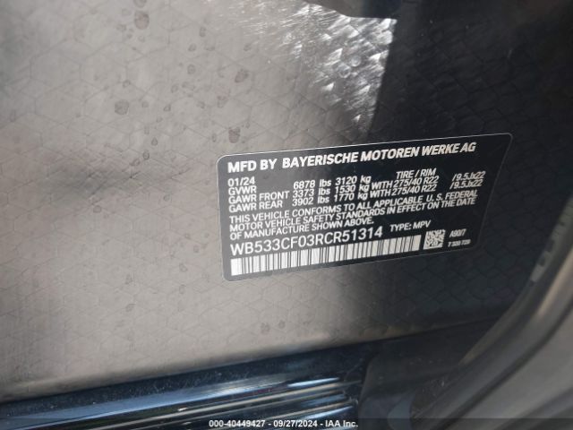WB533CF03RCR51314 BMW IX M60