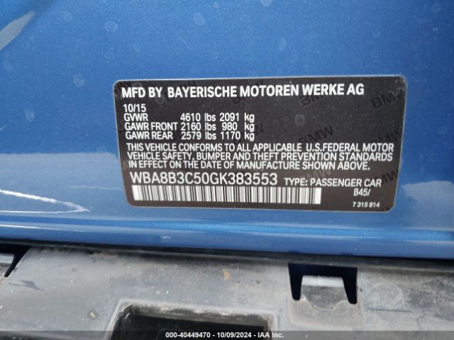 WBA8B3C50GK383553 BMW 340i