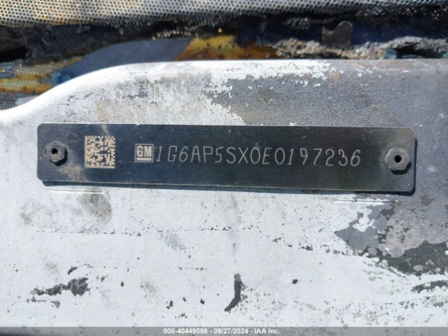 1G6AP5SX0E0197236 Cadillac Cts Standard