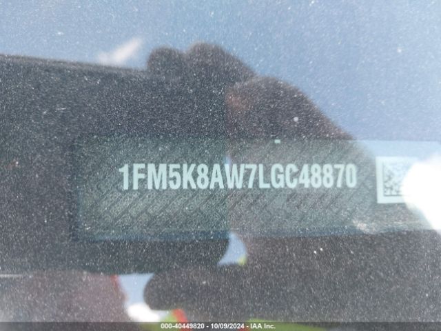 1FM5K8AW7LGC48870 Ford Police Interceptor Utility