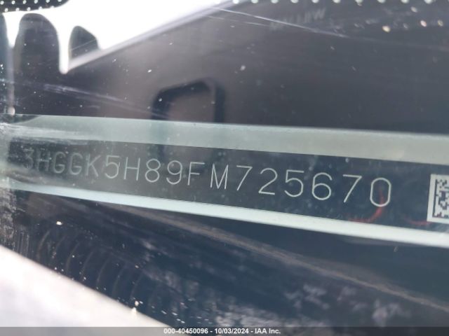 3HGGK5H89FM725670 Honda Fit Ex/ex-l