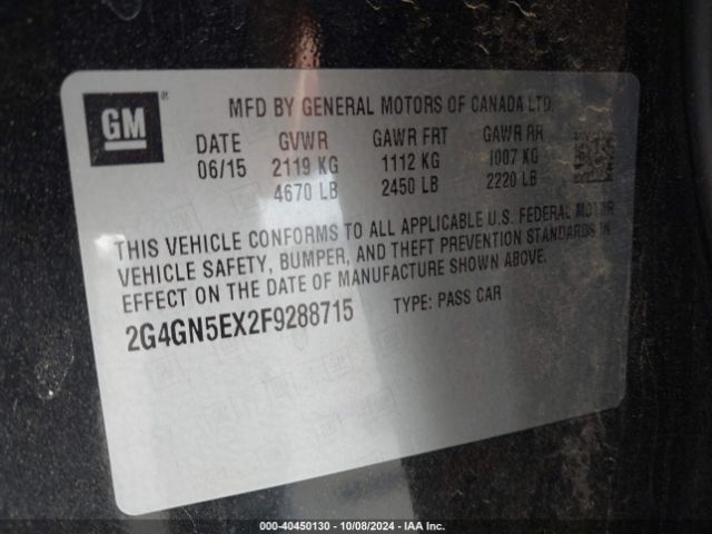 2G4GN5EX2F9288715 Buick Regal Turbo/e-assist Premium I