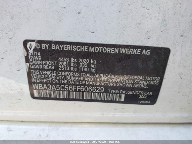WBA3A5C56FF606629 BMW 328I
