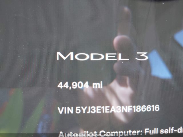 5YJ3E1EA3NF186616 Tesla MODEL 3