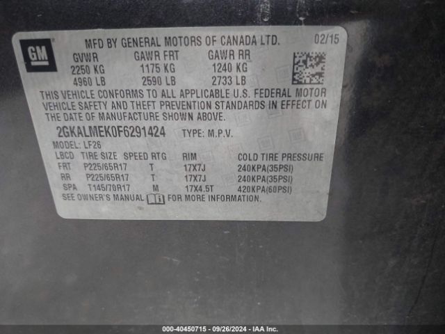 2GKALMEK0F6291424 GMC Terrain Sle-1