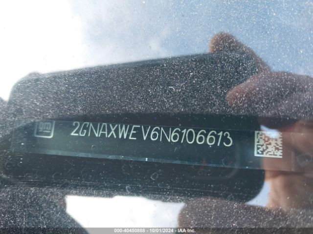 2GNAXWEV6N6106613 Chevrolet Equinox Awd Rs