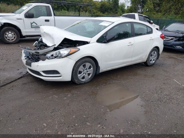 KNAFK4A60G5619528 KIA FORTE LX