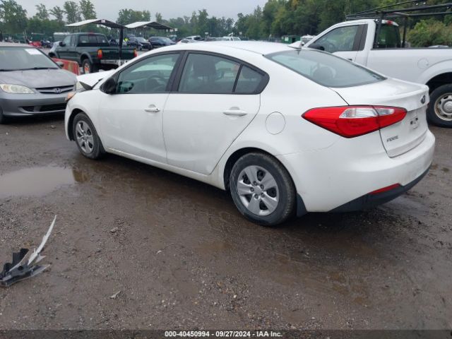 KNAFK4A60G5619528 KIA FORTE LX
