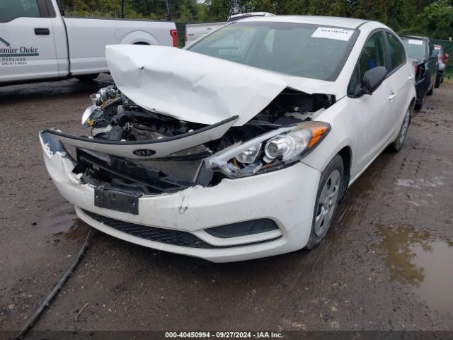 KNAFK4A60G5619528 KIA FORTE LX