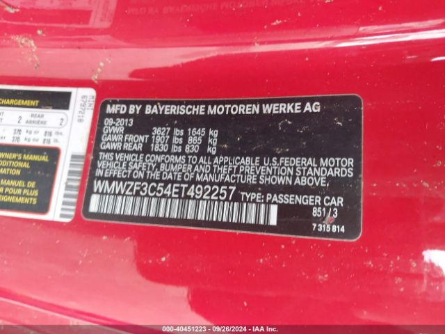 WMWZF3C54ET492257 Mini Clubman Cooper