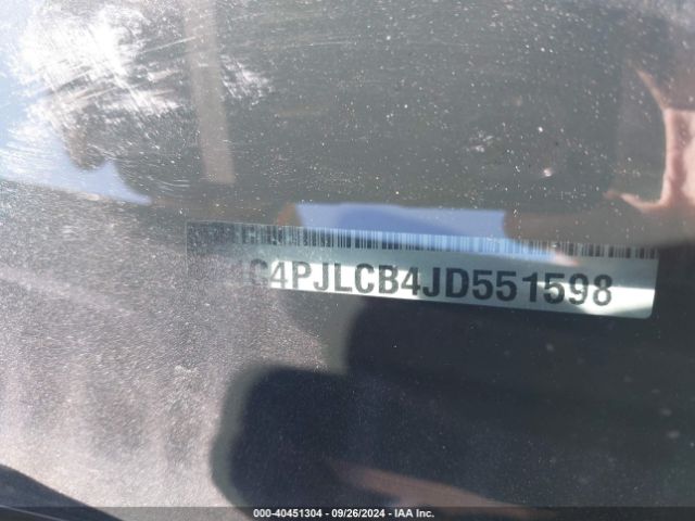 1C4PJLCB4JD551598 Jeep Cherokee Latitude Fwd