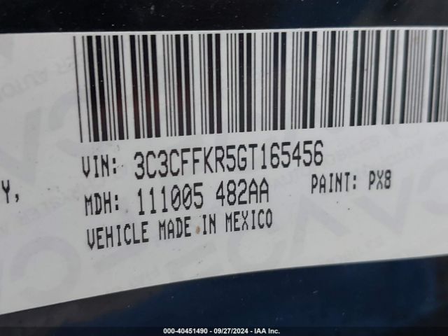 2016 FIAT 500 3C3CFFKR5GT165456 Photo 8