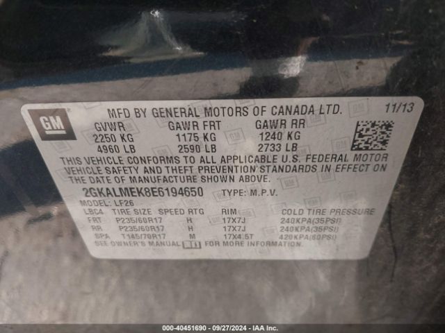 2GKALMEK8E6194650 GMC Terrain Sle-1