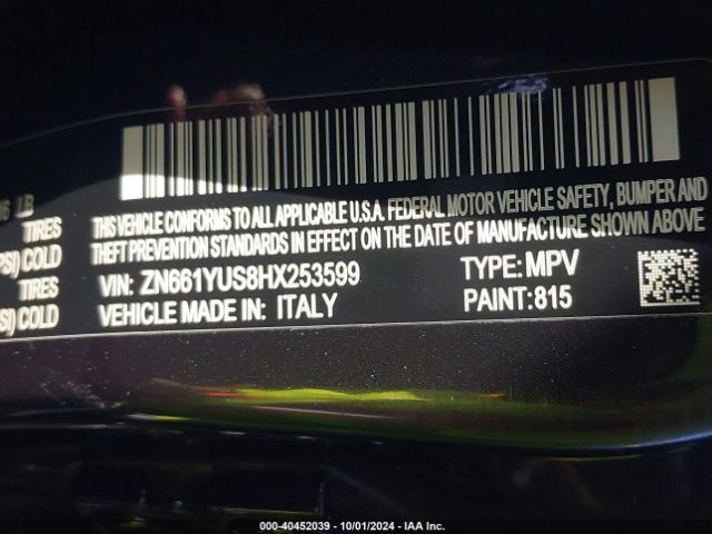 ZN661YUS8HX253599 Maserati LEVANTE S