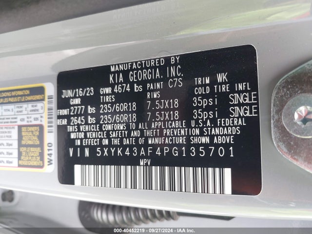 KIA Sportage Sx 2023 5XYK43AF4PG135701 Image 9