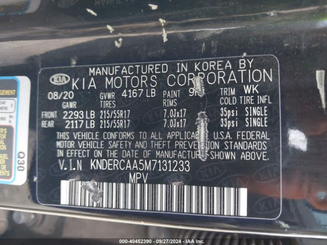 KNDERCAA5M7131233 KIA SELTOS EX