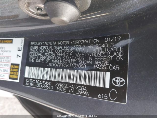 JTDKARFP3K3107088 Toyota Prius Prime Advanced