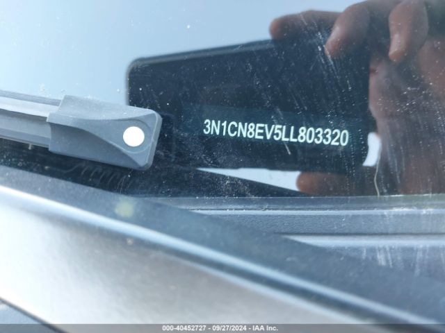 3N1CN8EV5LL803320 Nissan Versa Sv Xtronic Cvt