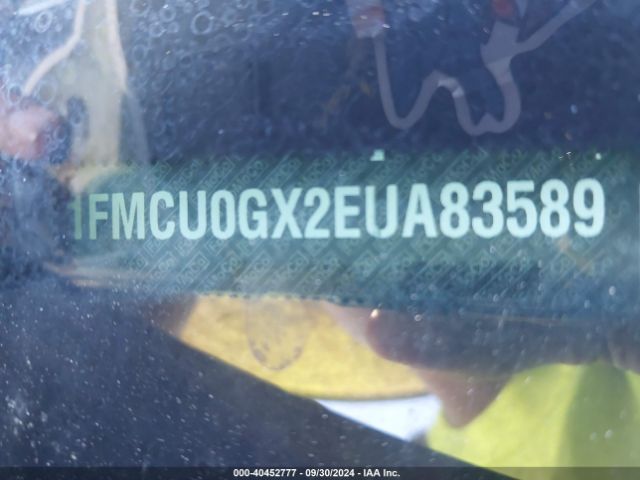 1FMCU0GX2EUA83589 Ford ESCAPE SE