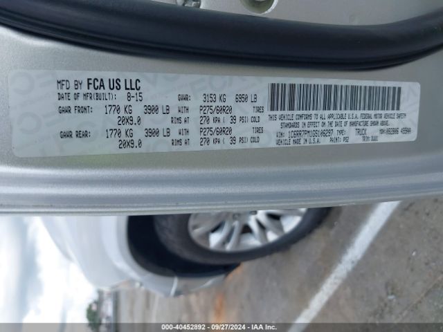 1C6RR7PM1GS106297 RAM 1500 Longhorn