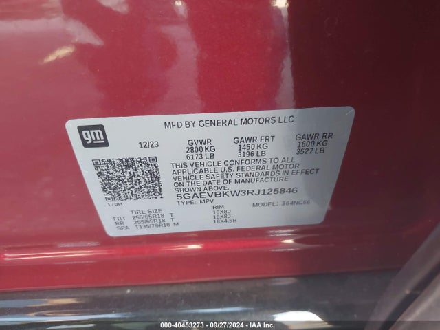 Buick Enclave Premium Awd 2024 5GAEVBKW3RJ125846 Image 9