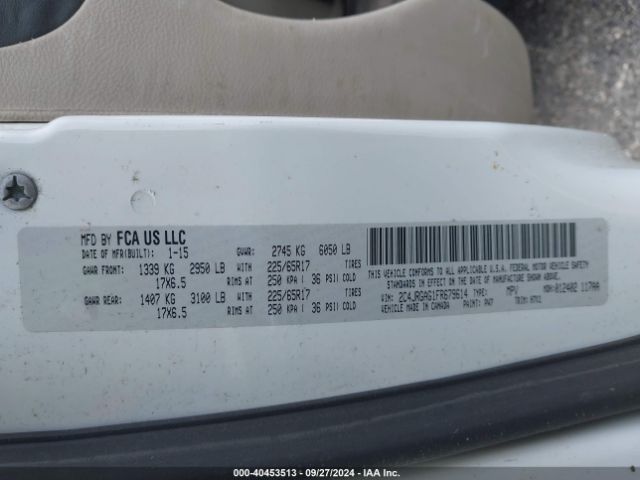 2C4JRGAG1FR679614 RAM Cargo Tradesman