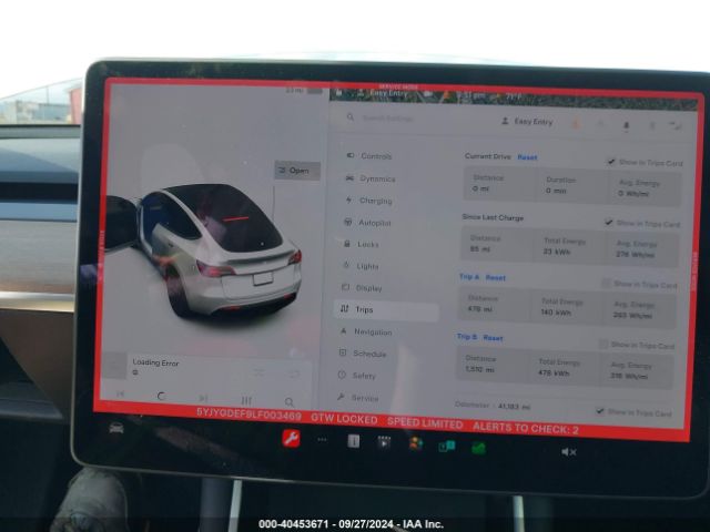5YJYGDEF9LF003469 Tesla Model Y Long Range Dual Motor All-wheel Drive/performance Dual Motor All-wheel Drive