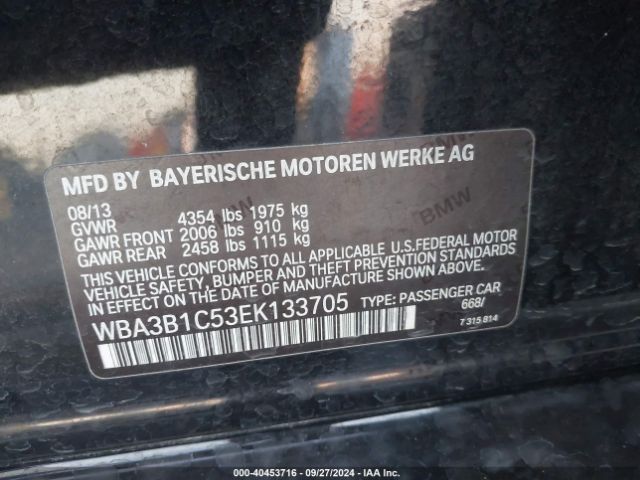 WBA3B1C53EK133705 BMW 320i