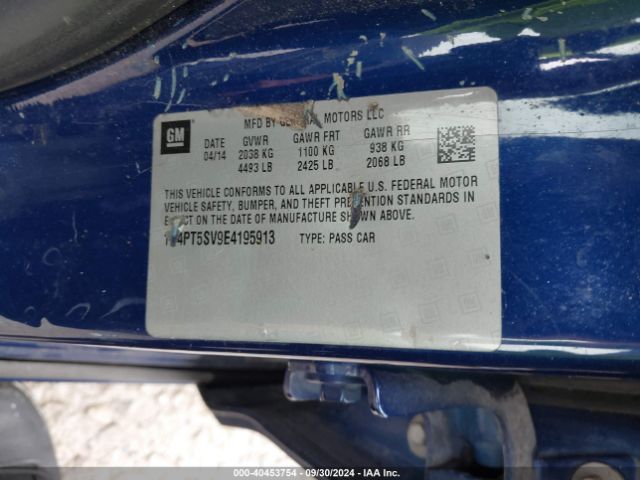 1G4PT5SV9E4195913 Buick Verano Premium Group