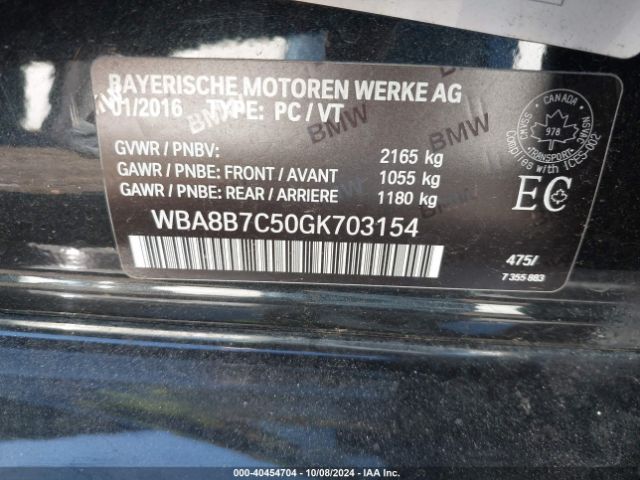 WBA8B7C50GK703154 BMW 340i Xdrive