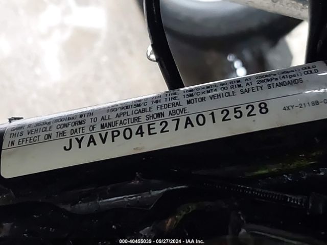 2007 YAMAHA XVZ13 JYAVP04E27A012528 Photo 9