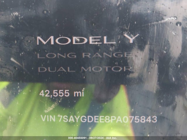 2023 TESLA MODEL Y 7SAYGDEE8PA075843 Photo 6