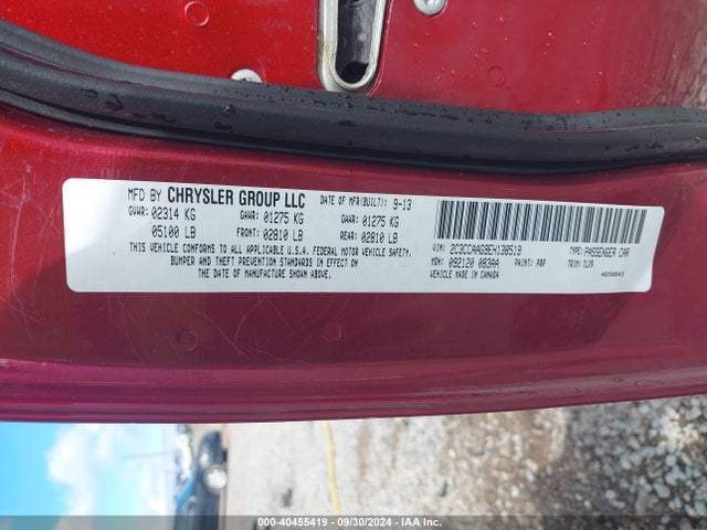 2C3CCAAG9EH138519 Chrysler 300