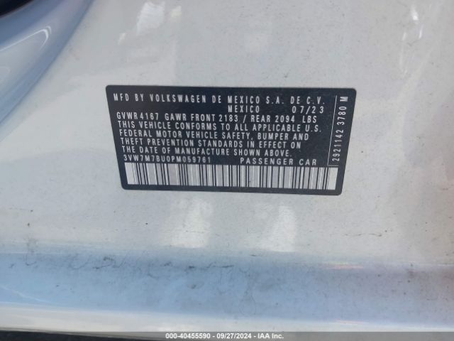 3VW7M7BU0PM059761 Volkswagen Jetta 1.5t Se
