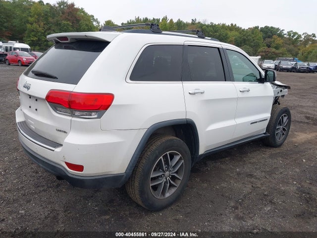 2018 Jeep Grand Cherokee Limited 4x4 მანქანა იყიდება აუქციონზე, vin: 1C4RJFBG5JC299597, აუქციონის ნომერი: 40455861