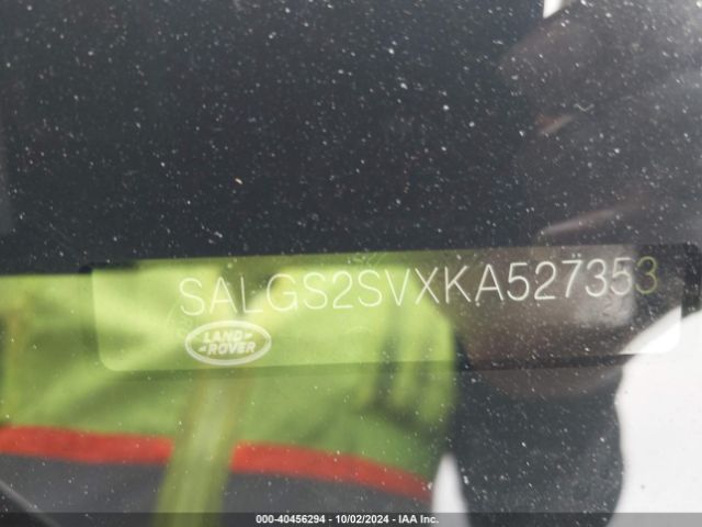 SALGS2SVXKA527353 Land Rover Range Rover 3.0l V6 Supercharged Hse