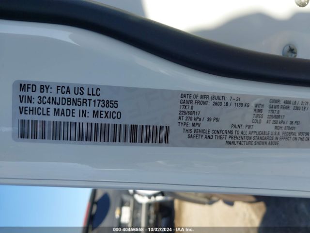 3C4NJDBN5RT173855 Jeep Compass Latitude 4x4