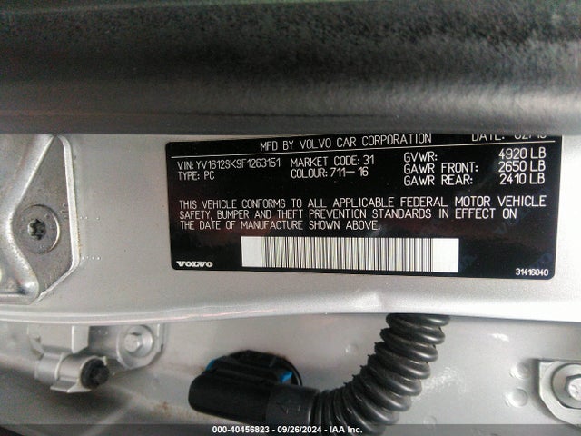 Volvo V60 Premier 2015 YV1612SK9F1263151 Image 9