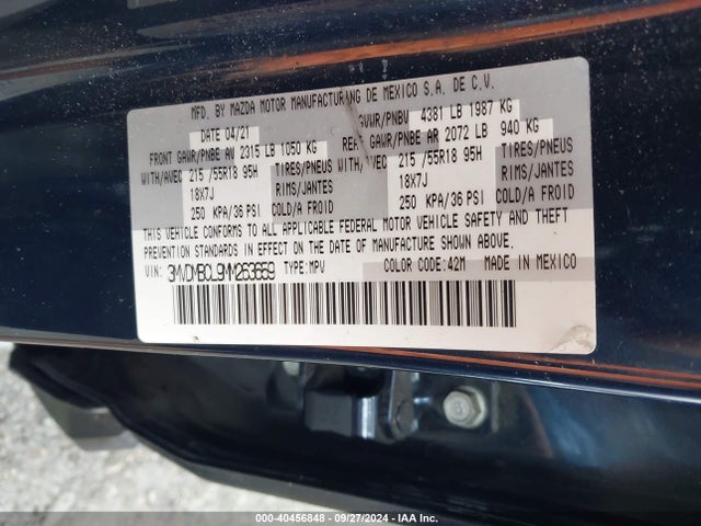 3MVDMBCL9MM263659 Mazda Cx-30 Preferred