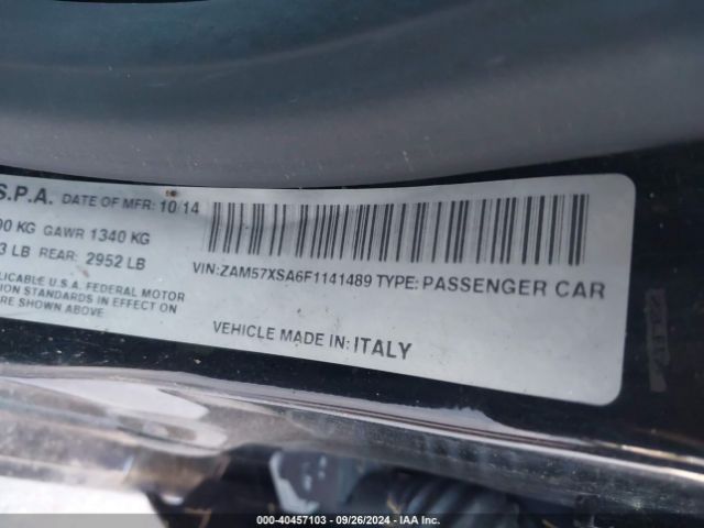 ZAM57XSA6F1141489 Maserati Ghibli