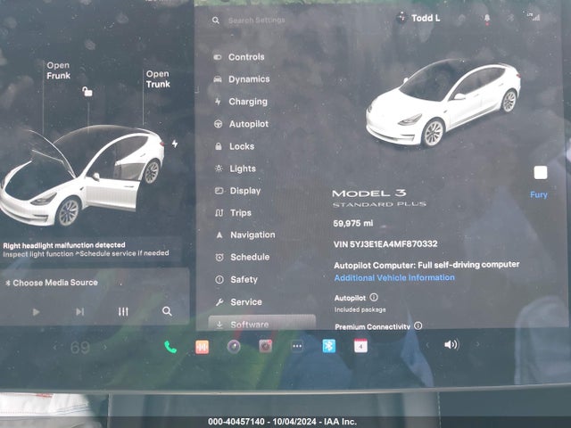 2021 TESLA MODEL 3 5YJ3E1EA4MF870332 Photo 6