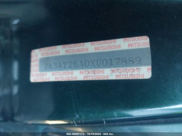 1999 MITSUBISHI MIRAGE JA3AY26A0XU017889 Photo 8