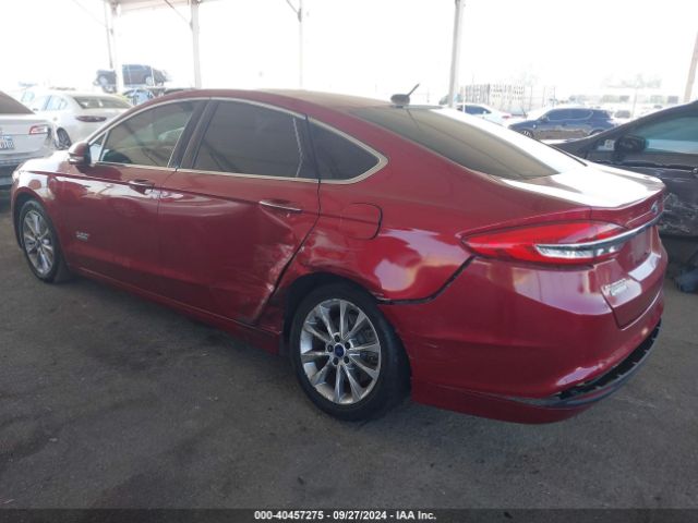 3FA6P0PUXHR201243 Ford Fusion Energi Se Luxury