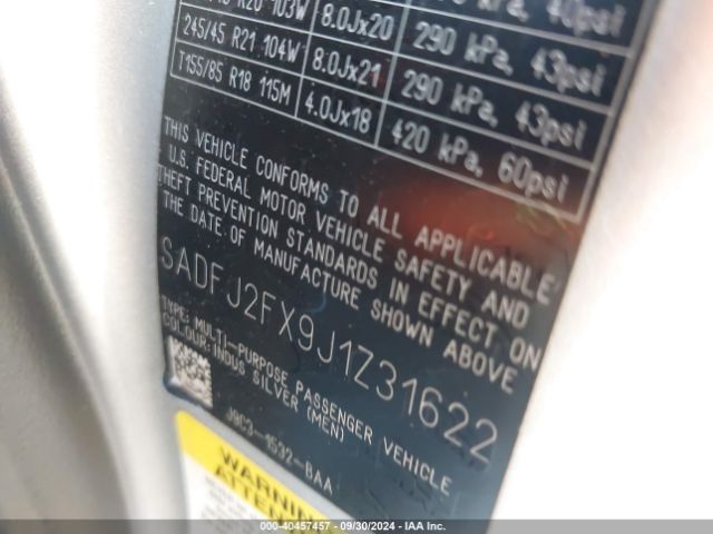 2018 JAGUAR E-PACE SADFJ2FX9J1Z31622 Photo 8