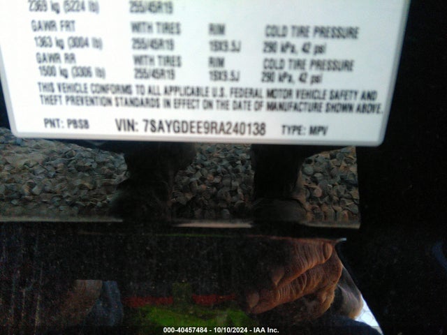 2024 TESLA MODEL Y 7SAYGDEE9RA240138 Photo 8