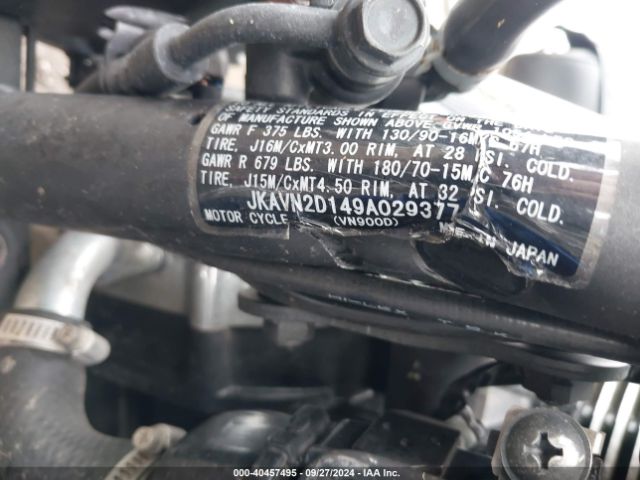 2009 KAWASAKI VN900 JKAVN2D149A029377 Photo 9