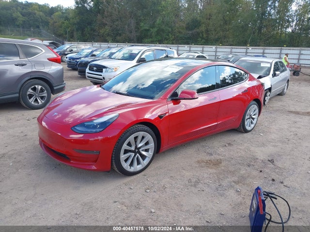2022 TESLA MODEL 3 5YJ3E1EA4NF186799 Photo 1