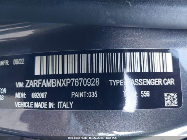 ZARFAMBNXP7670928 Alfa Romeo Giulia Ti Rwd