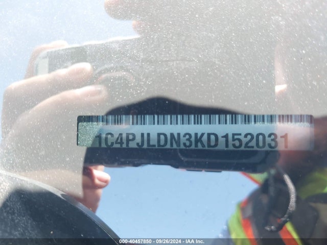 1C4PJLDN3KD152031 Jeep Cherokee Limited Fwd